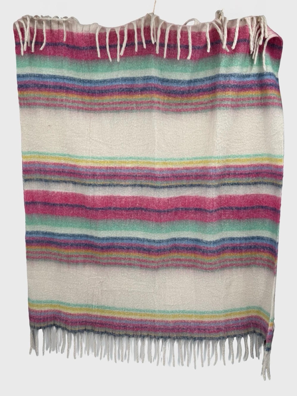 Free People Skye Stripe Fringe Throw Blanket | Multicolor